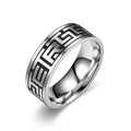 Engraved Steel Ring