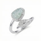 Halo Leaf Ring