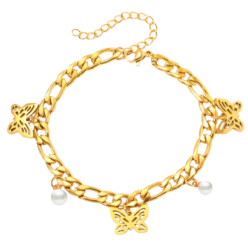 Golden Butterfly Bracelet